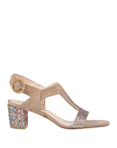 DANIELE ANCARANI Sandales Cuir, Autres fibres