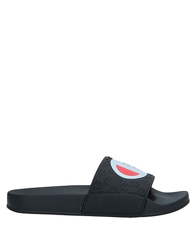CHAMPION Sandals Black Rubber