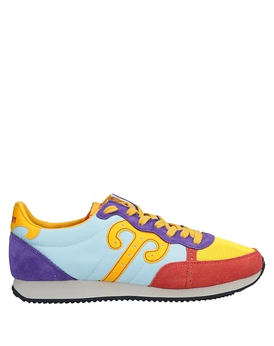 WUSHU RUYI Sneakers Yellow Leather, Textile fibres