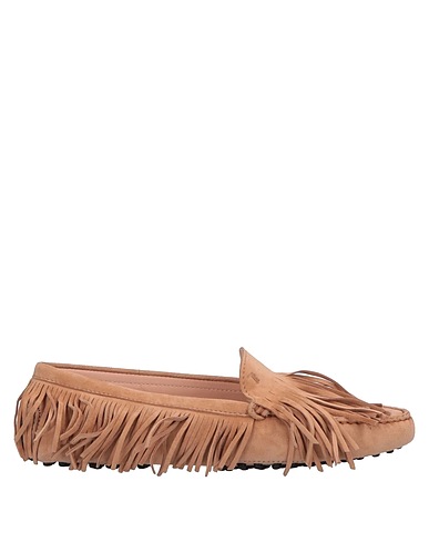 TOD'S Mocassino Khaki Pelle