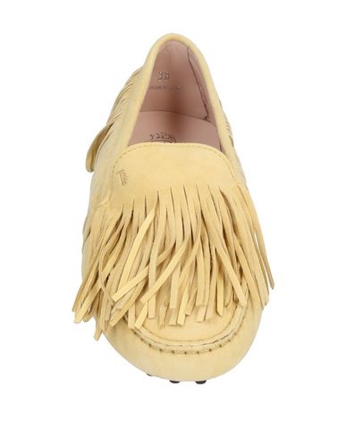 Tod's Loafers In Yellow