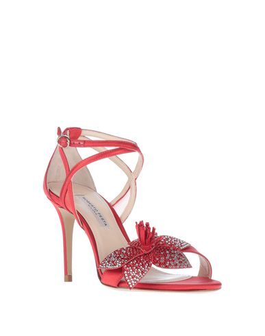 ROBERTO FESTA ROBERTO FESTA WOMAN SANDALS RED SIZE 8 TEXTILE FIBERS 11610561HT 7