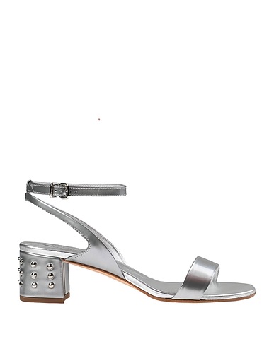 TOD'S Sandals Silver Leather