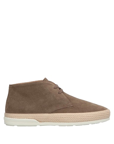 HOGAN Ankle boot Khaki Soft Leather