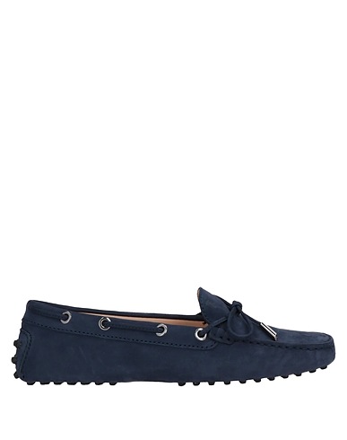 TOD'S モカシン ミッドナイトブルー 革（なめし加工）