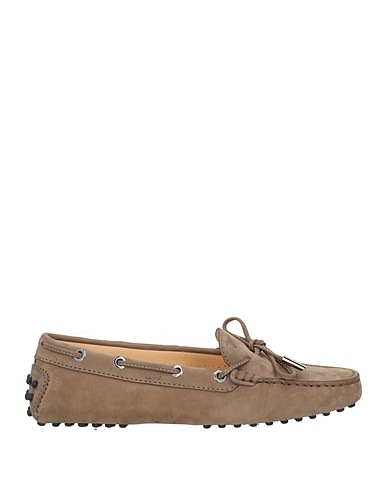TOD'S モカシン カーキ 革（なめし加工）