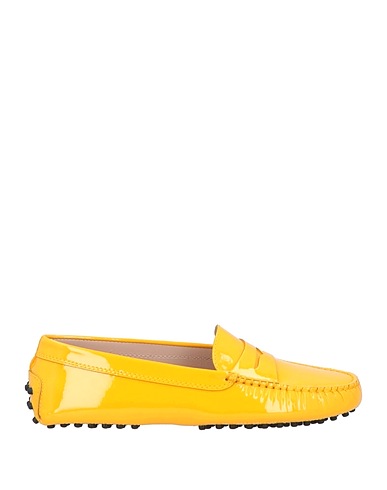 TOD'S Mokassins Gelb Leder