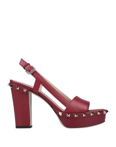Valentino Garavani Sandals In Deep Purple
