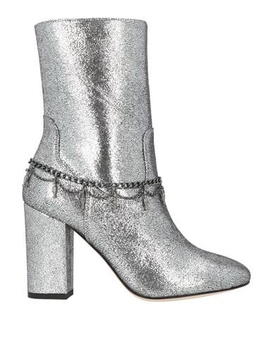 P_jean Ankle Boots In Silver