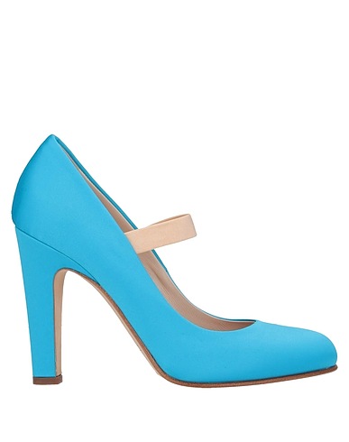 TWINSET Pump Turquoise Textile fibers
