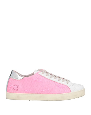 D.A.T.E. Sneakers Fuchsia Soft Leather, Textile fibres