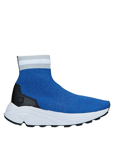 D.A.T.E. Sneakers Blue Textile fibres, Leather