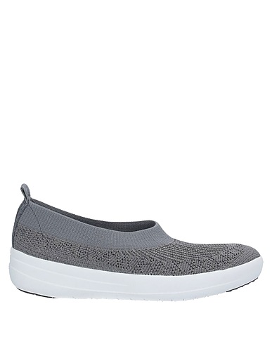 FITFLOP Ballet flats Grey Textile fibers