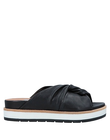JANET SPORT Sandals Black Soft Leather