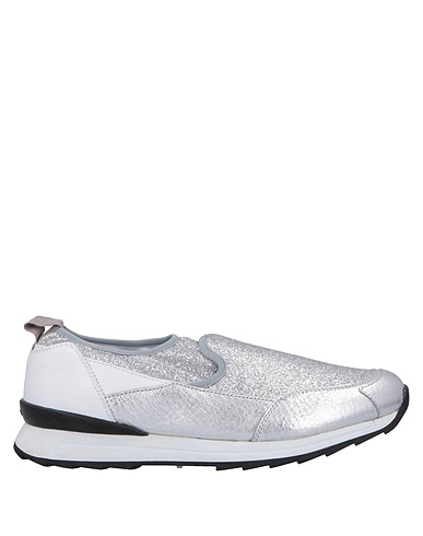 HOGAN REBEL Sneakers Silver Soft Leather