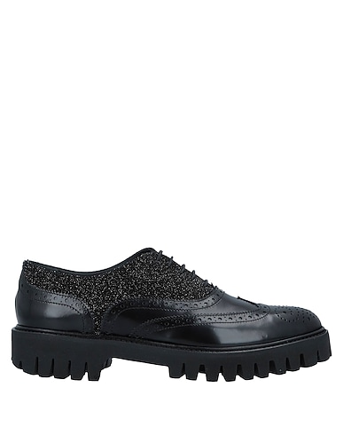 ALBERTO GUARDIANI Laced shoes Black Leather