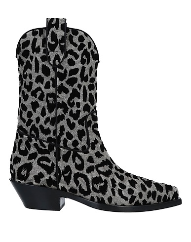 DOLCE&GABBANA Ankle boot Grey Textile fibres