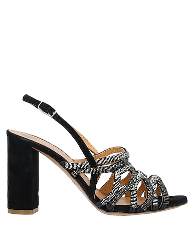 MALÌPARMI Sandals Black Soft Leather