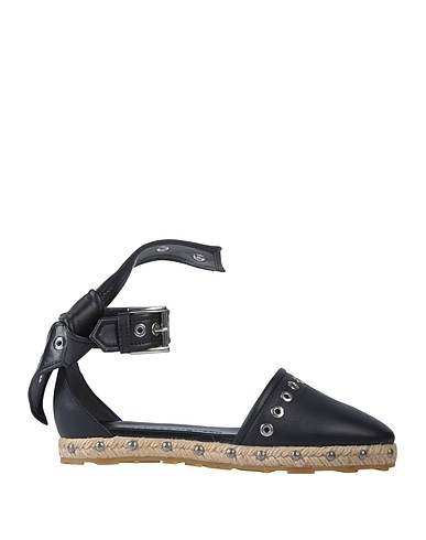 MCQUEEN Espadrilles Black Leather