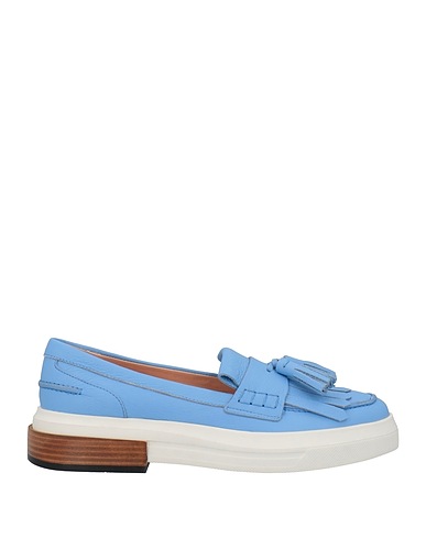 TOD'S Loafers Sky blue Calfskin