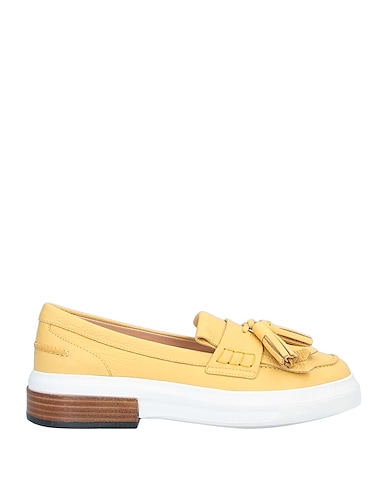TOD'S Loafers Yellow Calfskin