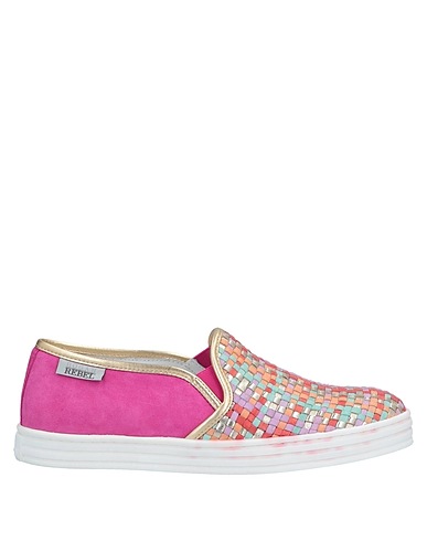 HOGAN REBEL Sneakers Fuchsia Soft Leather, Textile fibres