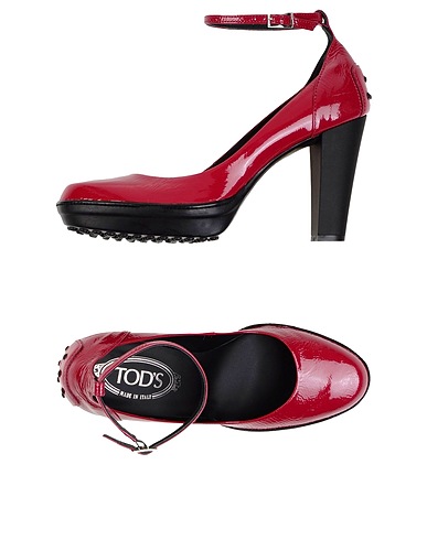 TOD'S Pump Garnet Leather