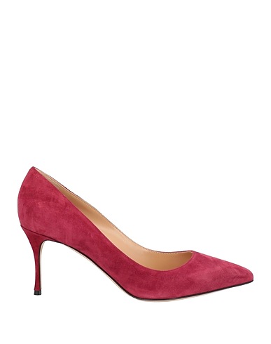 SERGIO ROSSI Pump Burgundy Leather