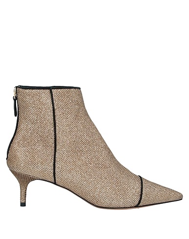 ALEXANDRE BIRMAN Ankle boot Gold Textile fibers