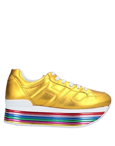 HOGAN Sneakers Jaune Cuir