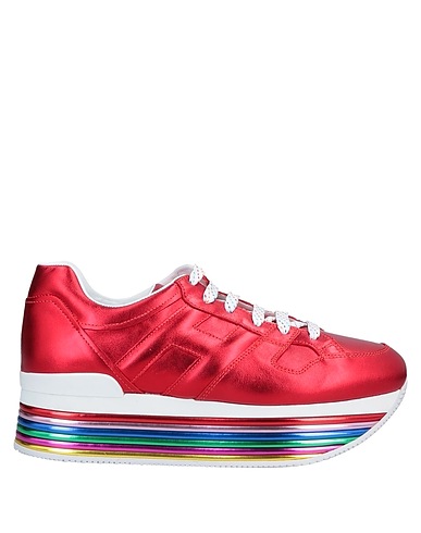HOGAN Sneakers Red Leather