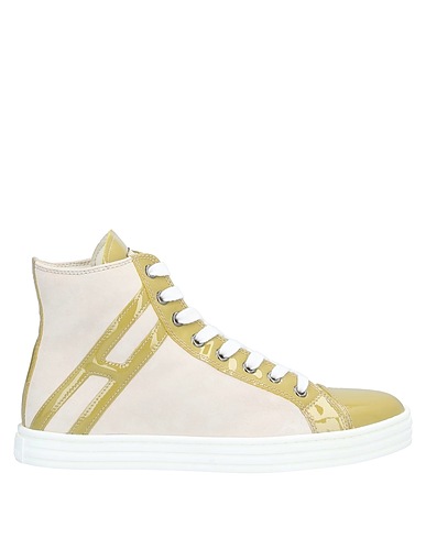 HOGAN REBEL Sneakers Military green Leather