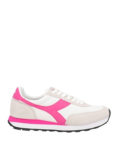DIADORA HERITAGE Sneakers Pink Leather, Textile fibers