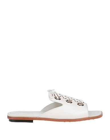 TOD'S Sandals White Leather