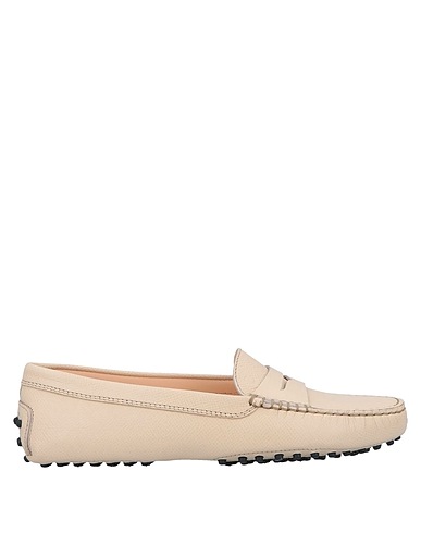 TOD'S Loafers Beige Leather