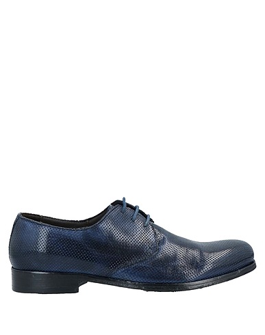 JP/DAVID Laced shoes Midnight blue Soft Leather