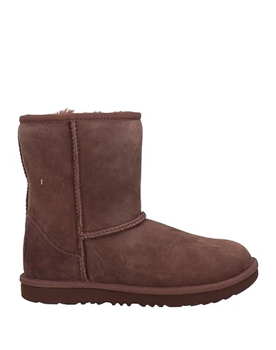 UGG Ankle boot Dark brown Leather, Shearling