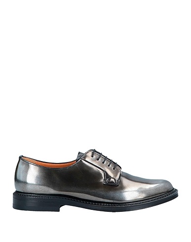 CHURCH'S Laced shoes Charcoal Soft Leather