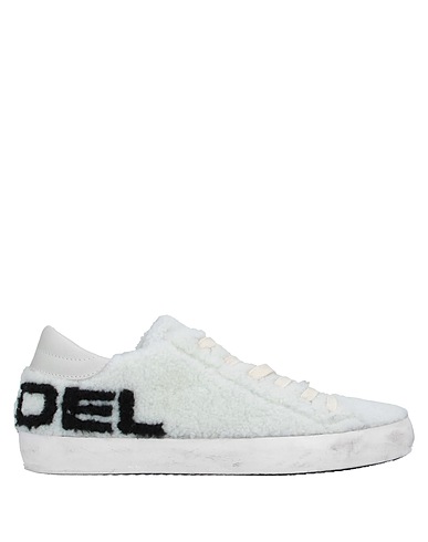 PHILIPPE MODEL Sneakers White Leather, Textile fibers