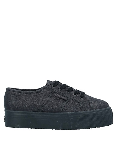 SUPERGA Sneakers Black 70% Polyester, 30% Cotton