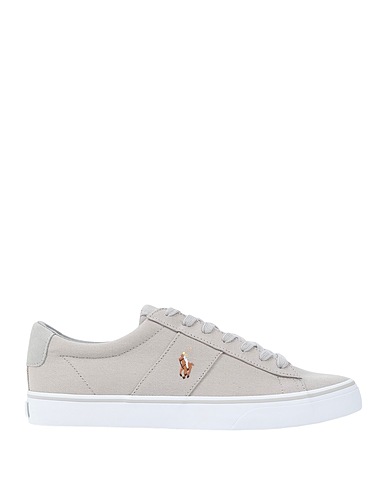 POLO RALPH LAUREN Sneakers Sayer Canvas Sneaker
 Light grey Textile fibres, Leather