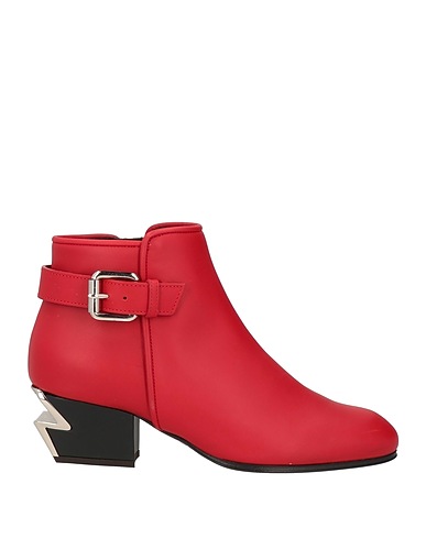 GIUSEPPE ZANOTTI Stiefelette Rot Leder