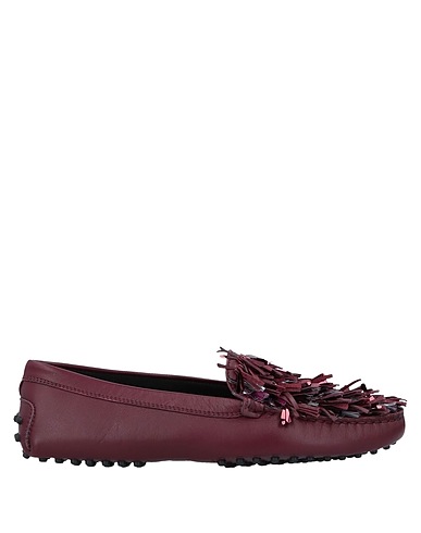 TOD'S Loafers Garnet Leather
