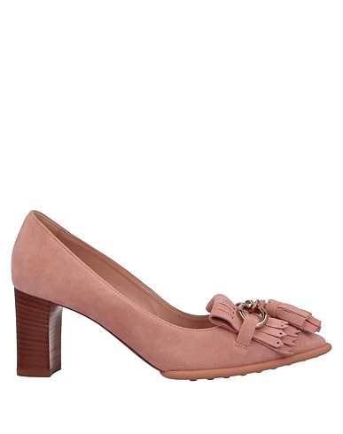 TOD'S Loafers Blush Leather
