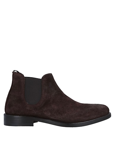 BRIAN DALES Ankle boot Dark brown Soft Leather