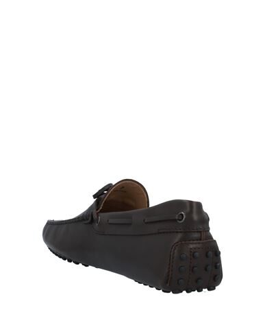 Tod's Man Loafers Dark Brown Size 7 Soft Leather In Dark Brown