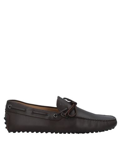 Tod's Man Loafers Dark Brown Size 7 Soft Leather In Dark Brown