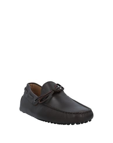 Tod's Man Loafers Dark Brown Size 7 Soft Leather In Dark Brown