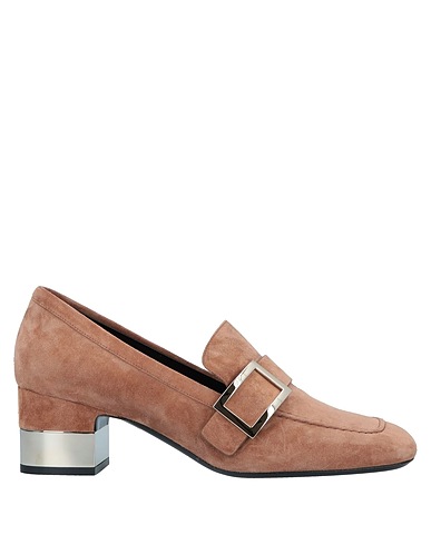 ROGER VIVIER Loafers Brown Soft Leather