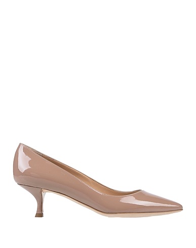 SERGIO ROSSI Pump Light brown Calfskin
